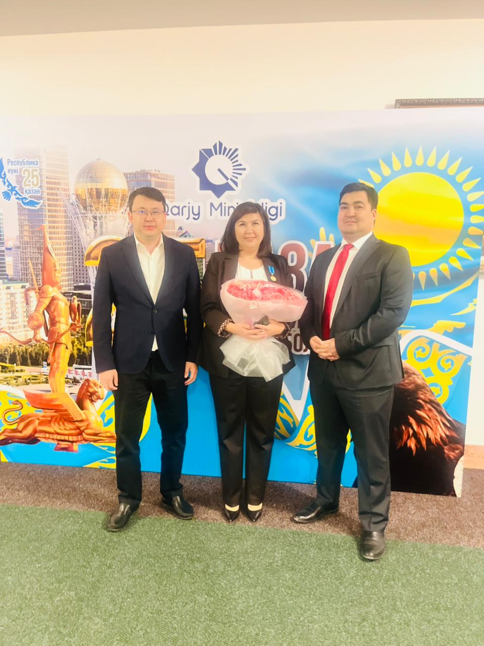 IPC staff awarded the "Eren eңbegі үшін" (Higher Education) award by the Head of State